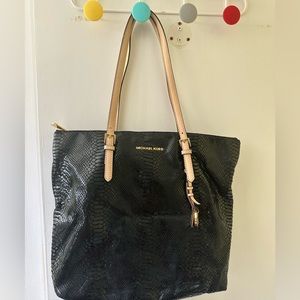 Michael Kors Snakeskin Tote Handbag
